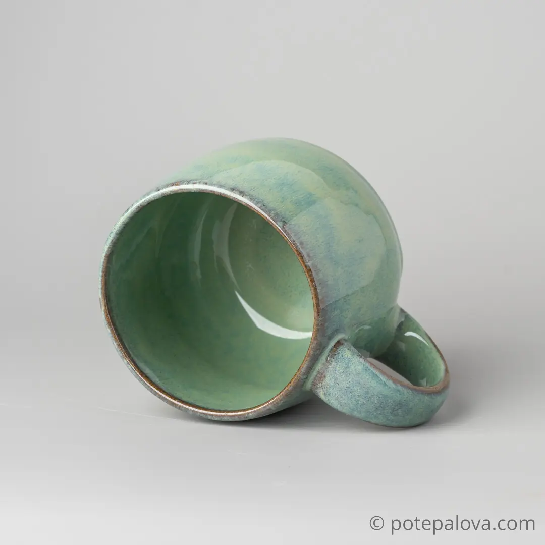 картинка Кружка Sigma зеленая "Тумблер" 4 - 450 мл - DishWishes.Ru