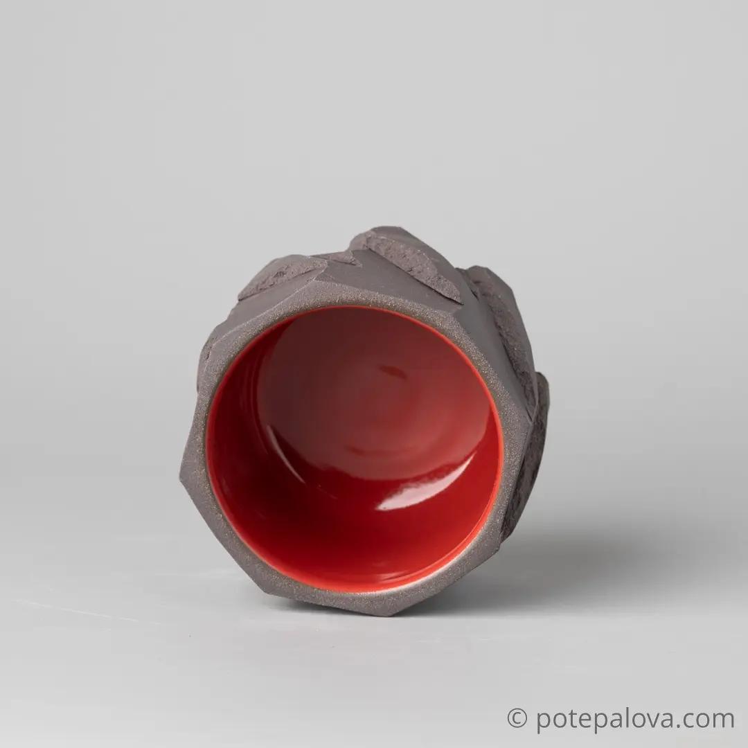 картинка Стакан Обсидиан красные 200 мл - DishWishes.Ru