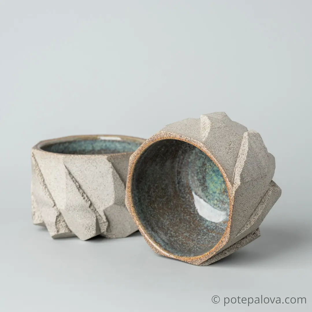 картинка Стакан Обсидиан серый "Тимьян" 220 мл - DishWishes.Ru